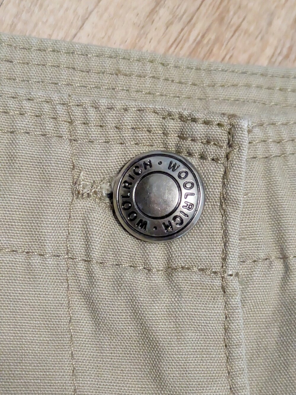 Woolrich Cotton Khaki Skirt Size 8 - Picture 4 of 6